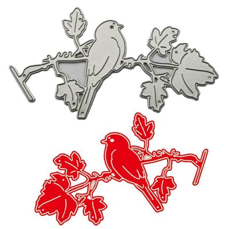 Leaf Bird Metal Cutting Dies Stencil DIY Scrapbooking Album Paper Card Template