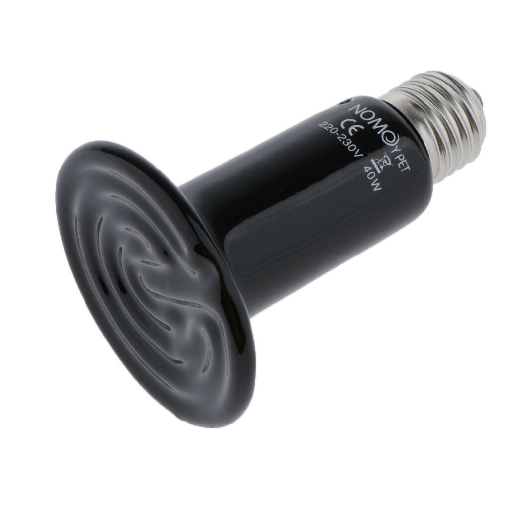 Reptile Heat Lamp for Vivarium Terrarium Lizard Screw Type E27 220V 40W