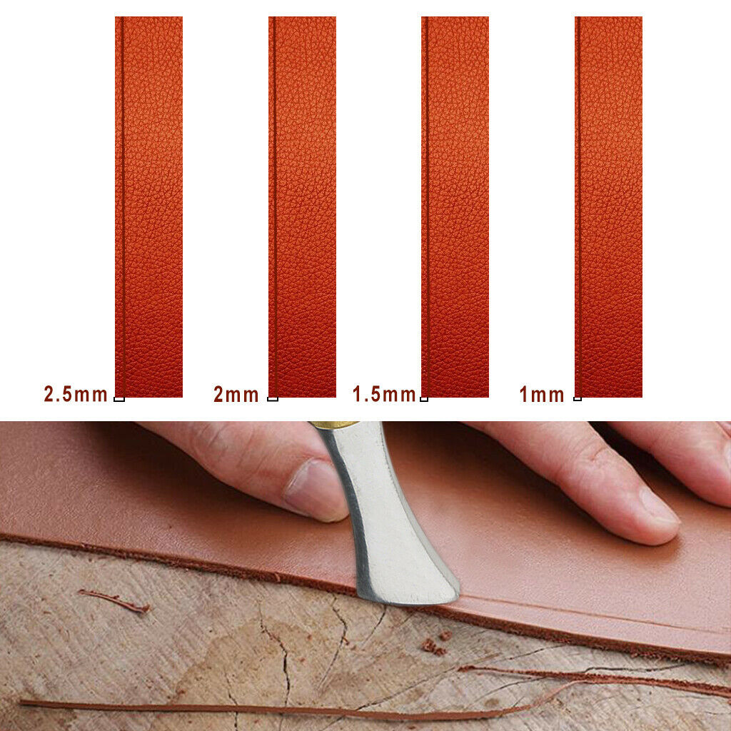 4pcs/set Leather Edge Creaser Edge Press Line Leather Craft Tools Accessorie