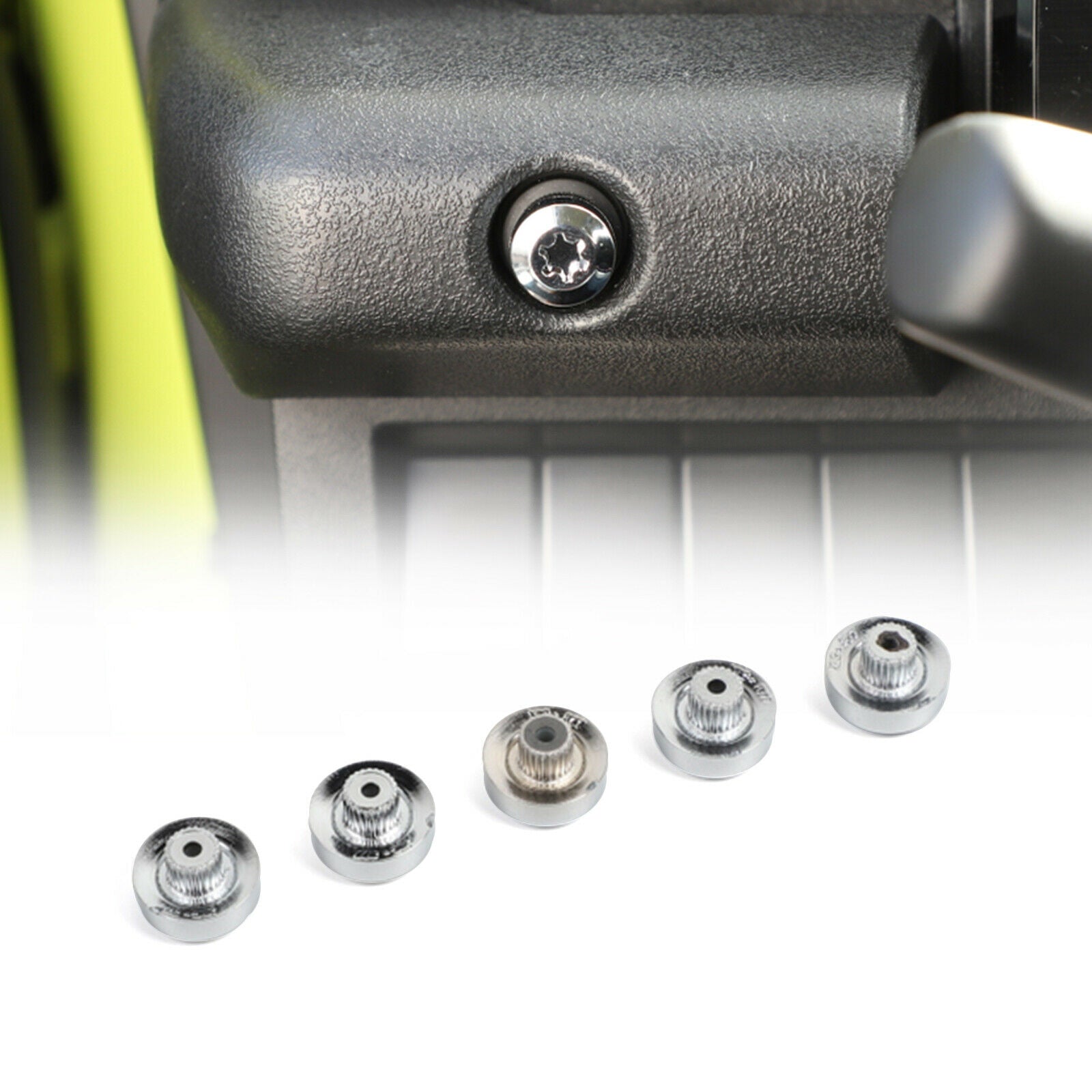 ABS Inner Door Handle / Center Console Screw Cover For Suzuki Jimny 2019 2020 CN