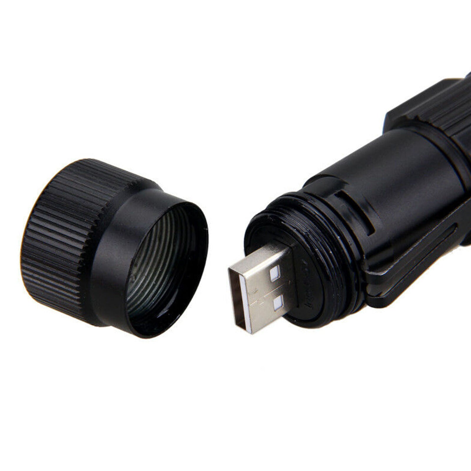 USB Rechargeable LED Flashlight Collapsible COB Portable Car Auto Work Light