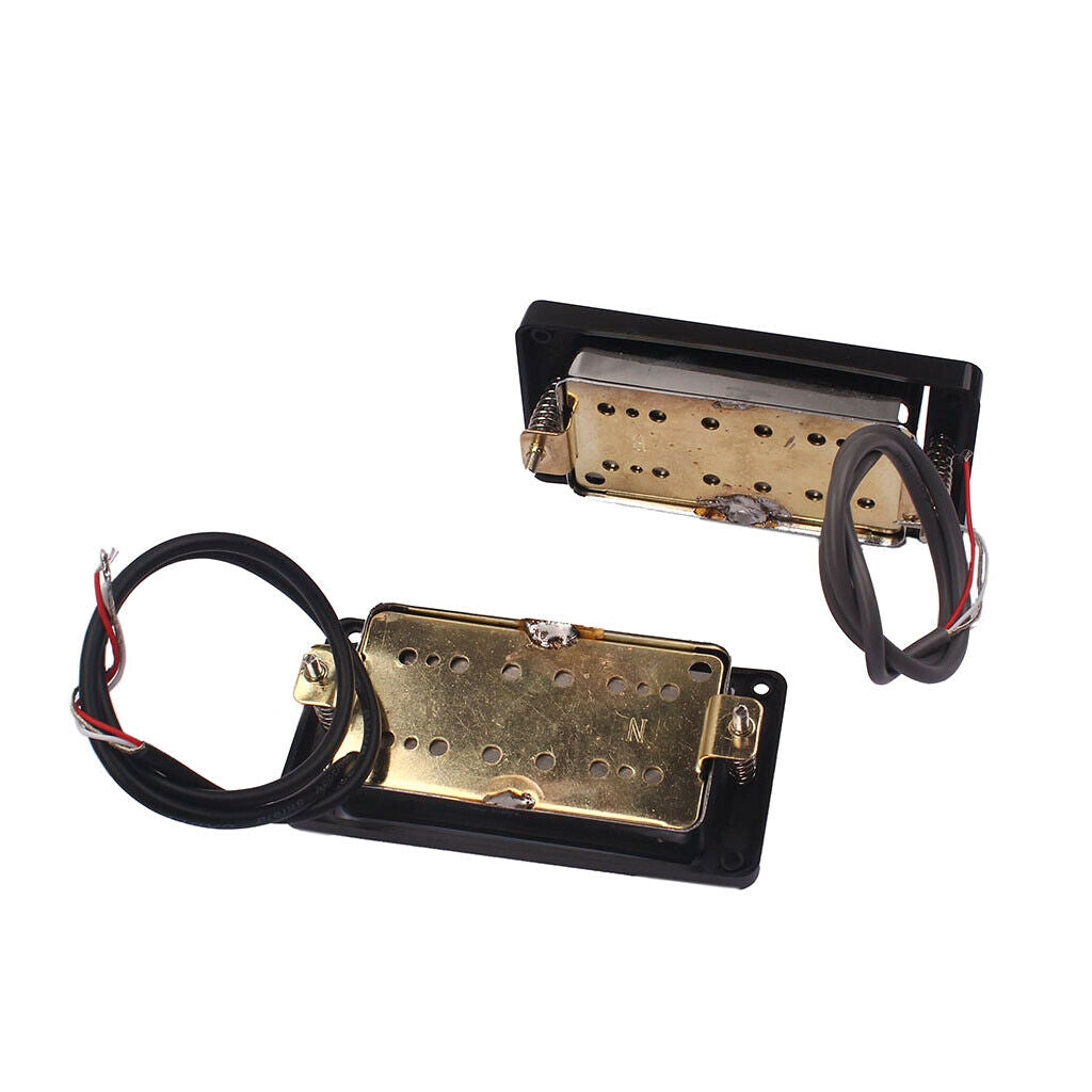 2Pcs/Set Electric Guitar Parts Alnico 5 Humbucker Pickup Set Copper Soap Bar