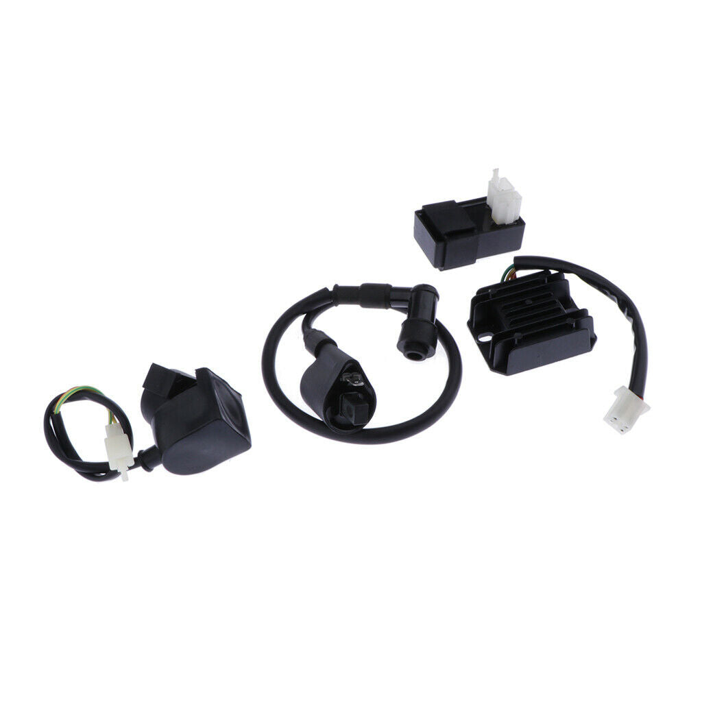 125cc 150cc Ignition Coil CDI Solenoid Relay Regulator ATV Scooter Moped