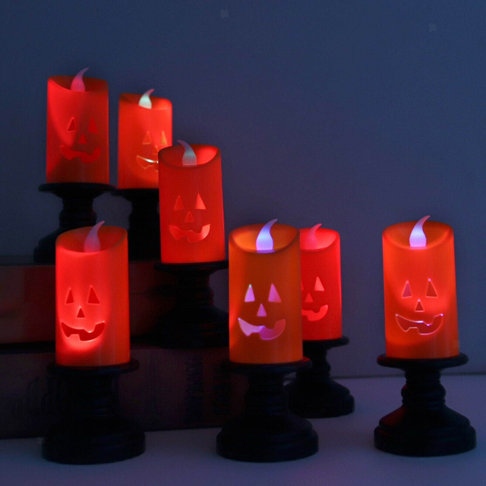 Halloween Party Ornaments LED Candle Flameless Light Props Home Decoration