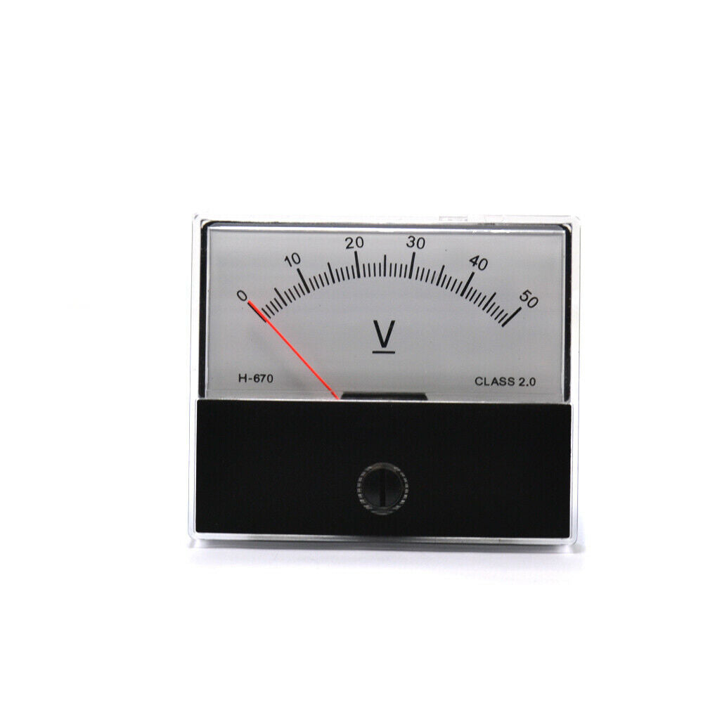 SD-H-670 DC50V Ultrasonic Ammeter Needle Walking Accurate Amplitude Meter