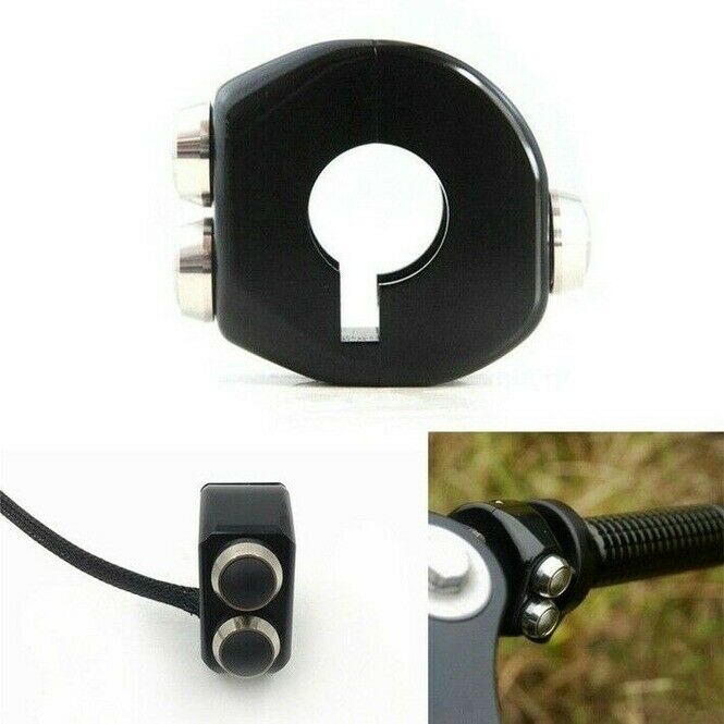 Cool CNC Switch Control Motorcycle Handlebar Button Latch Momentary Cafe Racer s