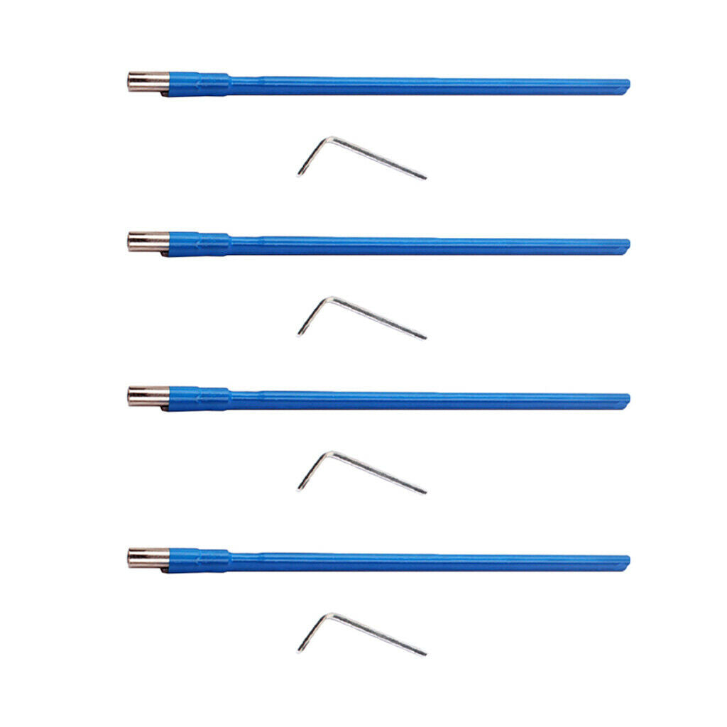 4   Set   Acoustic   Guitar   Two   Way   Truss   Rod   Blue   w /  L   Shape