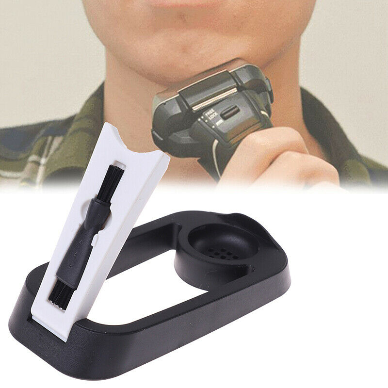 Shaver Holder Folding Anti-Slip Water Drainage Base Stand With Cleaning B.l8
