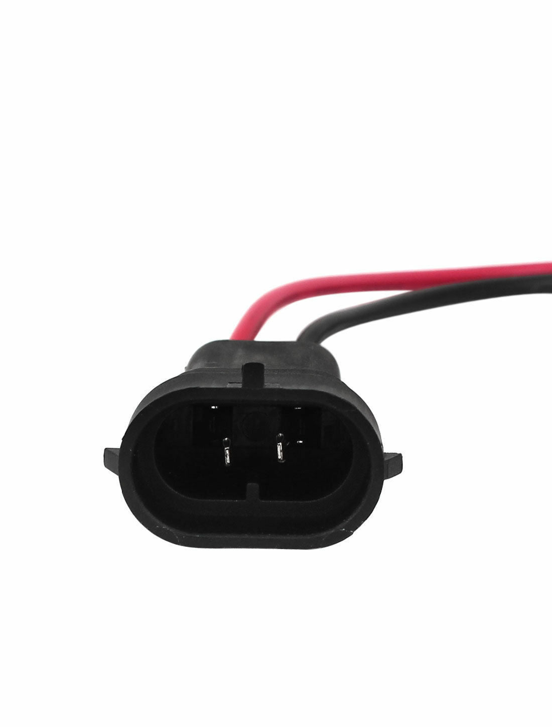 2Pcs H11 Male Socket Wire Harness Adapter for Headlight Hi/Lo Beam Fog Light DRL