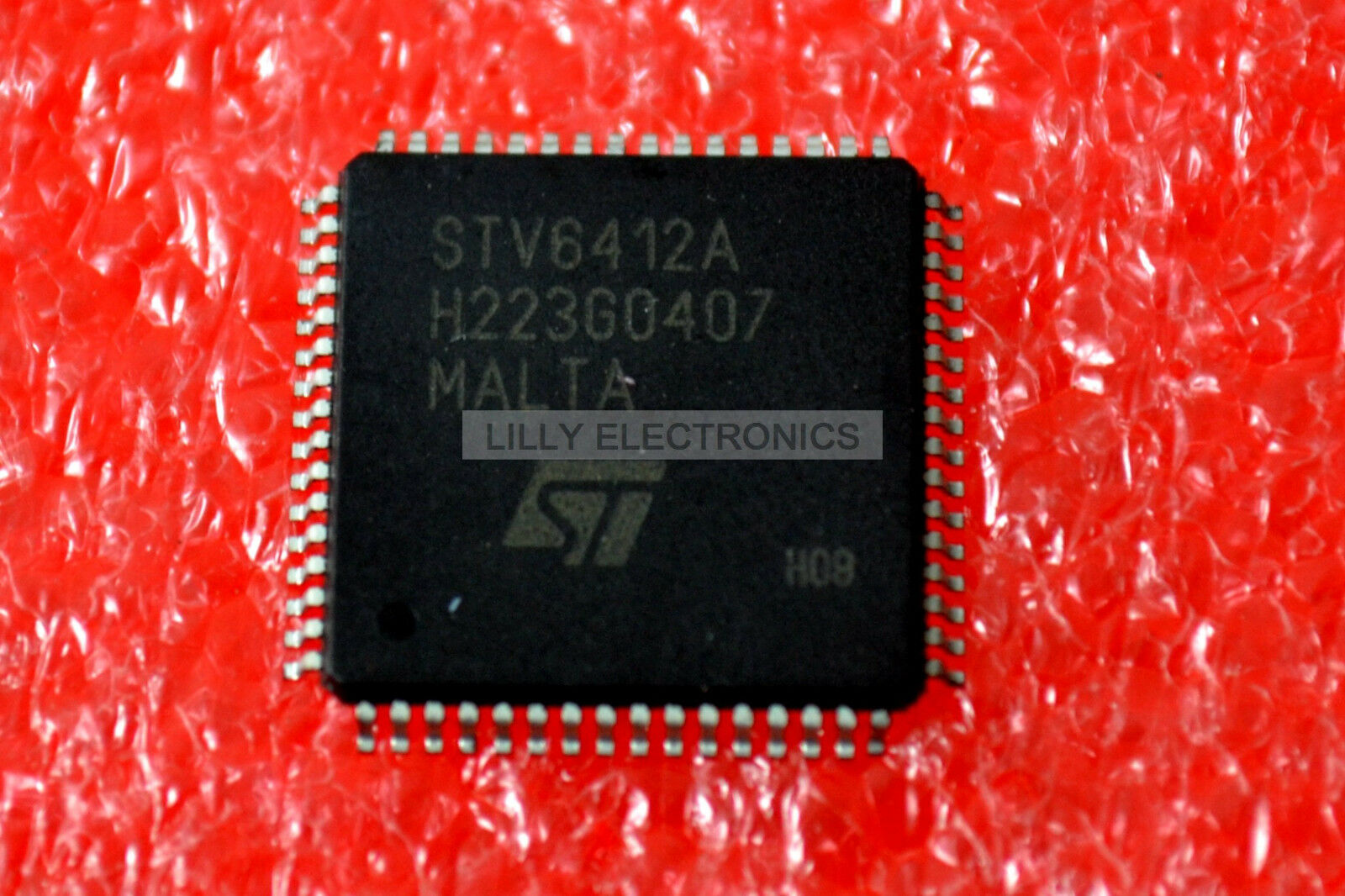 STV6412A AUDIO/VIDEO SWITCH MATRIX Package:QFP-64