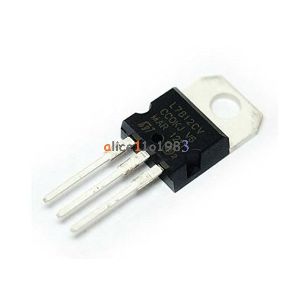 20Pcs L7812CV LM7812 L7812 TO-220 Voltage Regulator IC AL