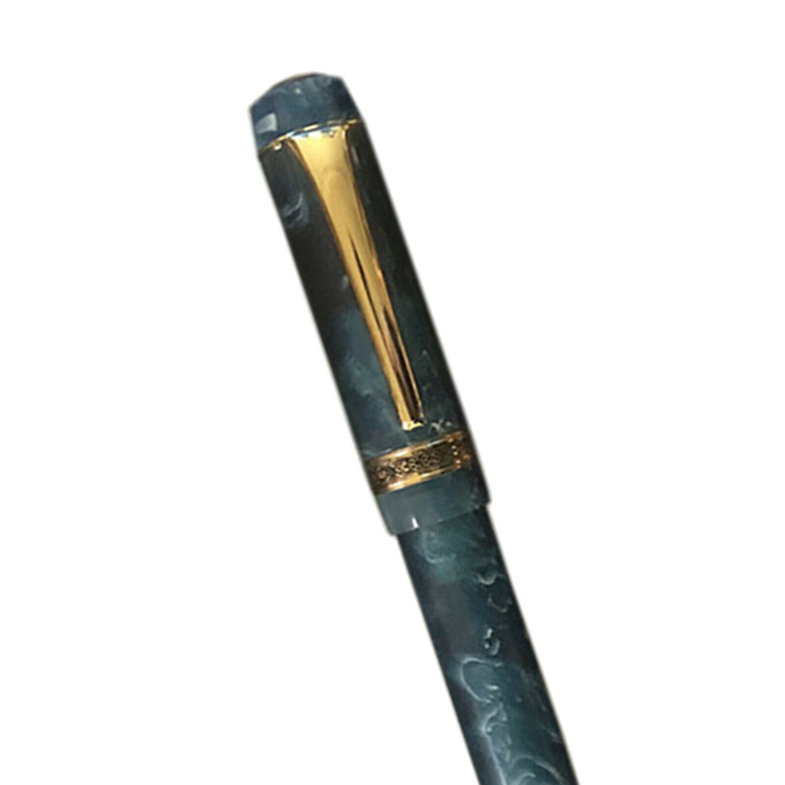 Fountain Pen Golden Clip Writing for Signature Colleague Supplies Blue