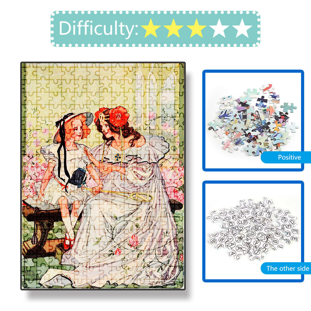 1000pcs Mother and Daughter DIY Jigsaw Puzzle Painting Picture Decoration  @