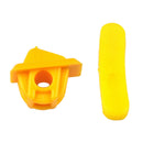 2Pcs Yellow Wheel Protection Plastic 27mm Tire Changer Bird Head Remover Pad