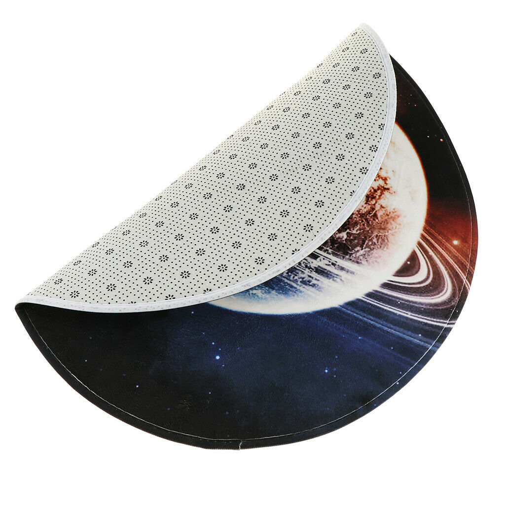 Round Carpet Area Rug Non-Slip Floor Mat Living Room Bedroom Mat
