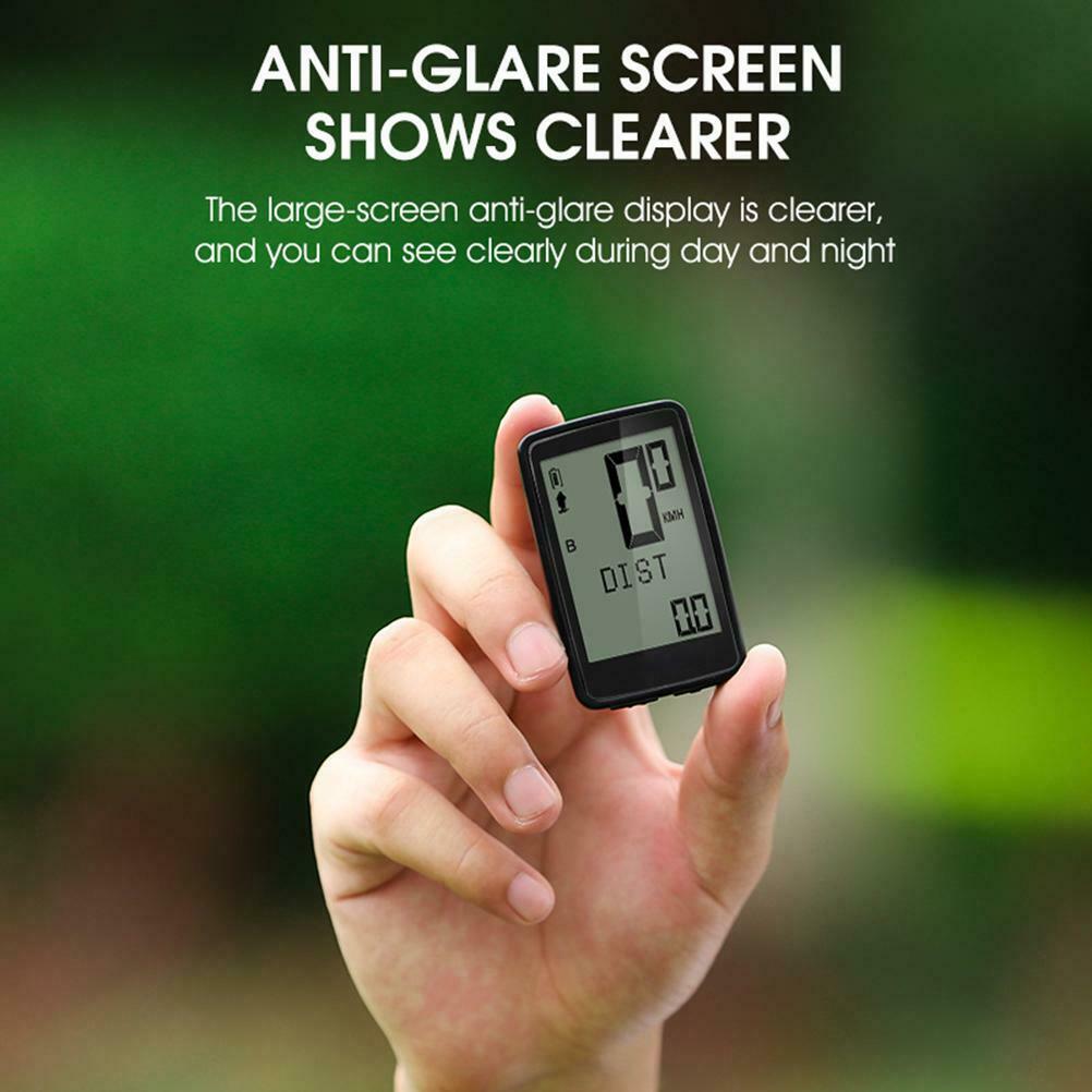Rechargeable Bike Computer Wireless Waterproof Speedometer Odometer