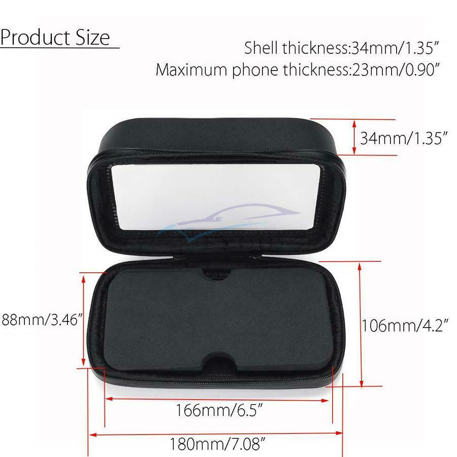 Waterproof Motorcycle Rearview Mirror Installation Package Protective Sleeve