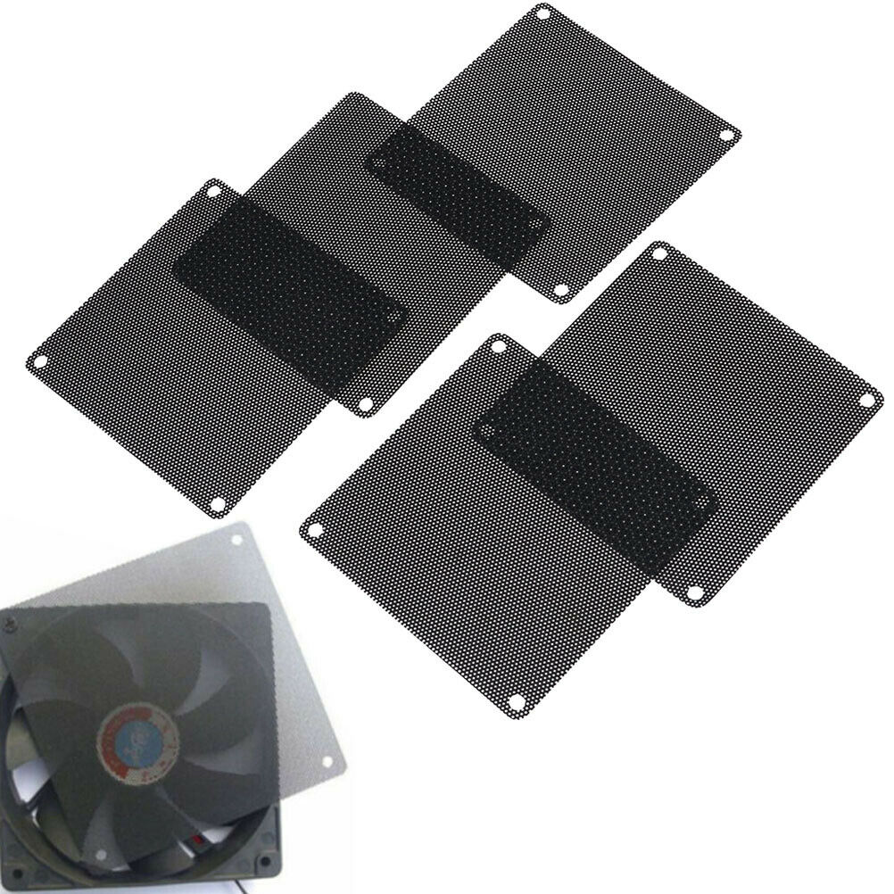 5x 90mm PVC black PC fan dust filter dustproof case computer cooler cover.l8