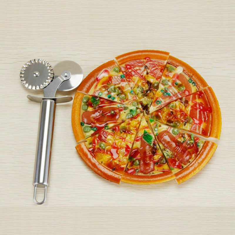 Stainless Steel Rustproof Ravioli Cutter Double Pastry Wheel Restaurant Knives