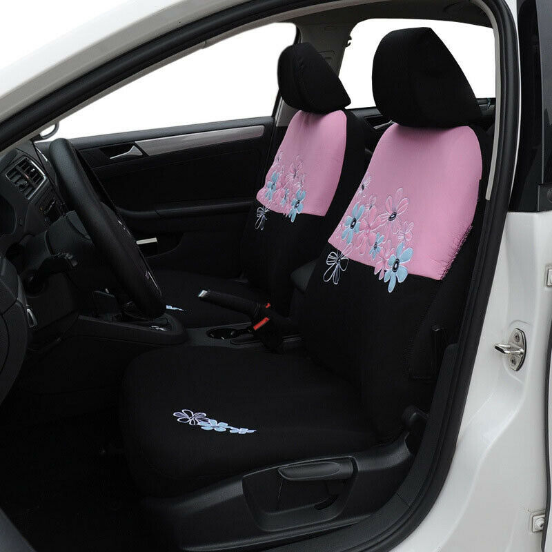 9 PCS Full Set SUV Car Seat Cover Cushion Sleeves Front & Back Printing Washable