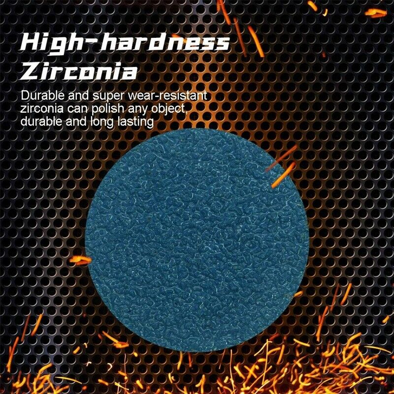 75PCS  Change Discs Zirconia Sanding Discs with 1/4 Inch Holder,2 Inch GrinderU9