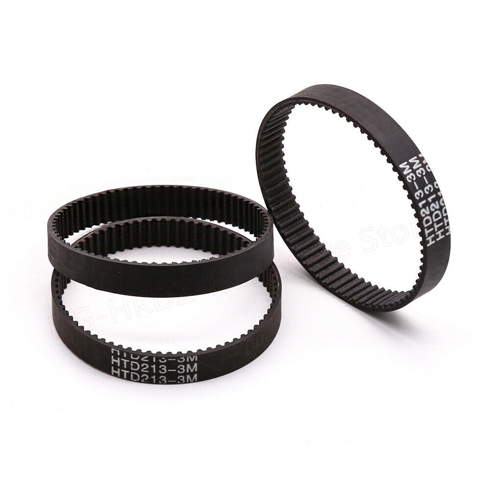 1pcs Closed Loop Timing Belt HTD3M-225mm Width 15mm Smooth Transmission 75 Teeth