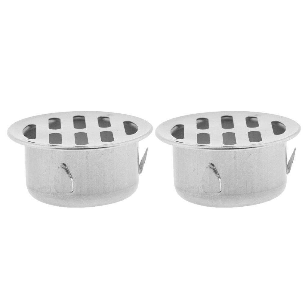 2x Stainless Roof Balcony Anti-Clogging Floor Drain Anti-Odor Floor Drain