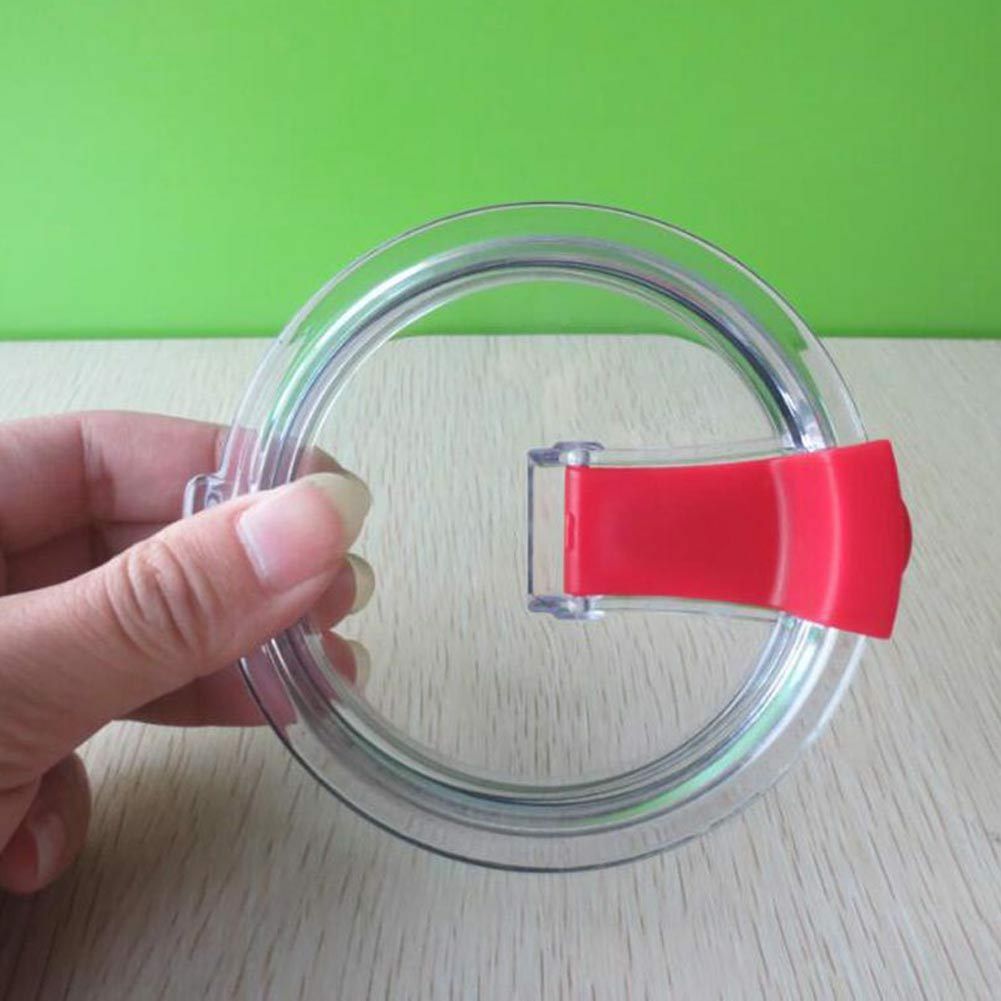 Splashproof Leakproof Replacement Spill Lid for 20oz Tumbler Travel Cup Red