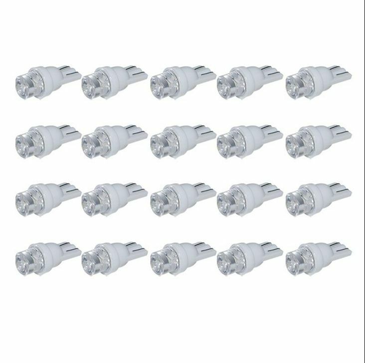 20 Pcs 12V DC Car White LED T10 194 168 SMD W5W Auto Wedge Side light Bulb Lamp/