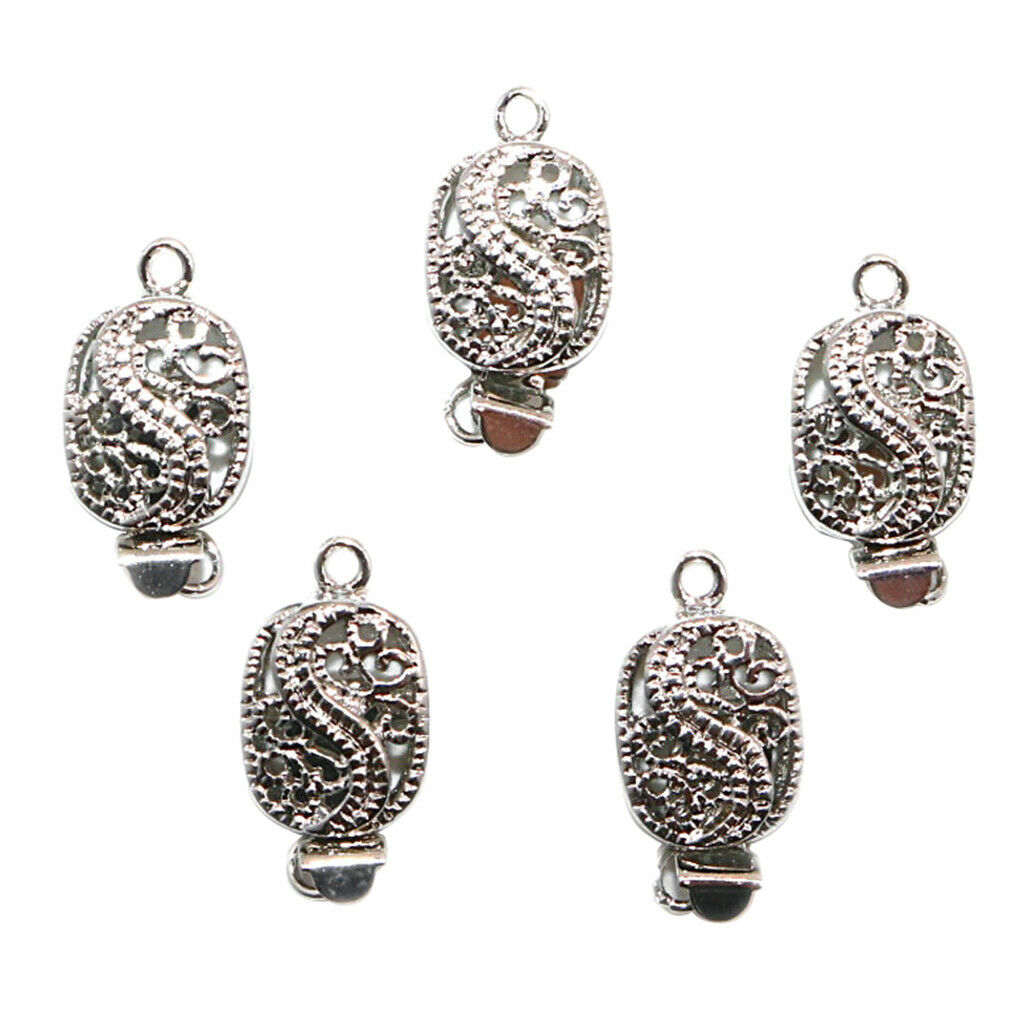 5pcs Animal Dragon Carving Connectors DIY Bracelet Necklace Clasps (1.7x1cm)