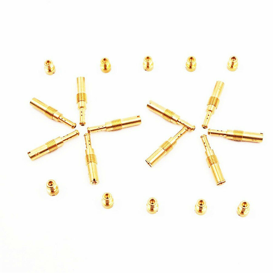 10 pcs Carburetor Main Jet Kit +10 pcs Slow/Pilot Jet