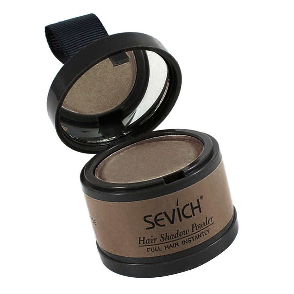 Hairline Repair Powder Hair Roots Cover for Thicker Shaggy Hair Dark Brown