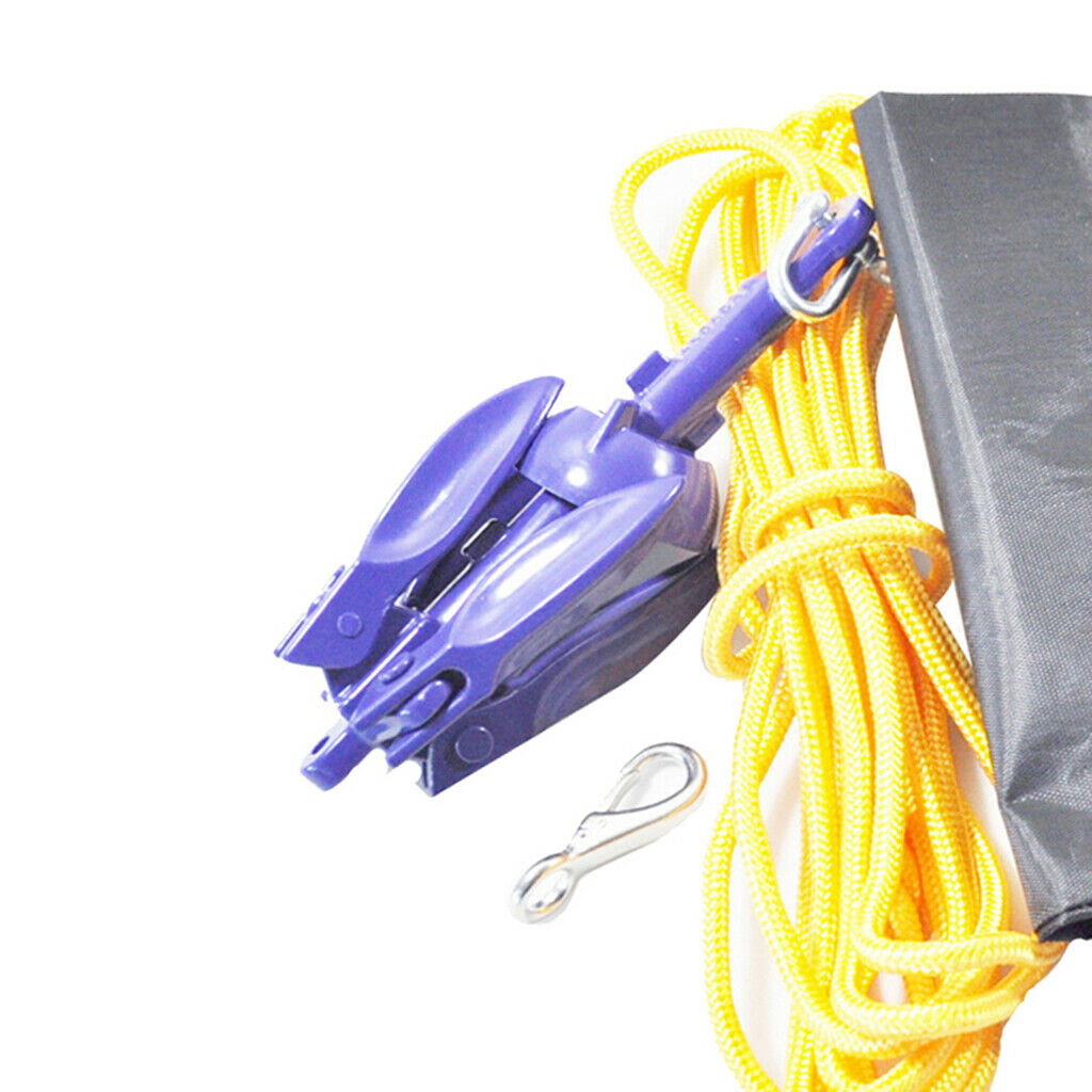 Durable Kayak Anchor, with Marine Rope And Storage Bag for Kayaks