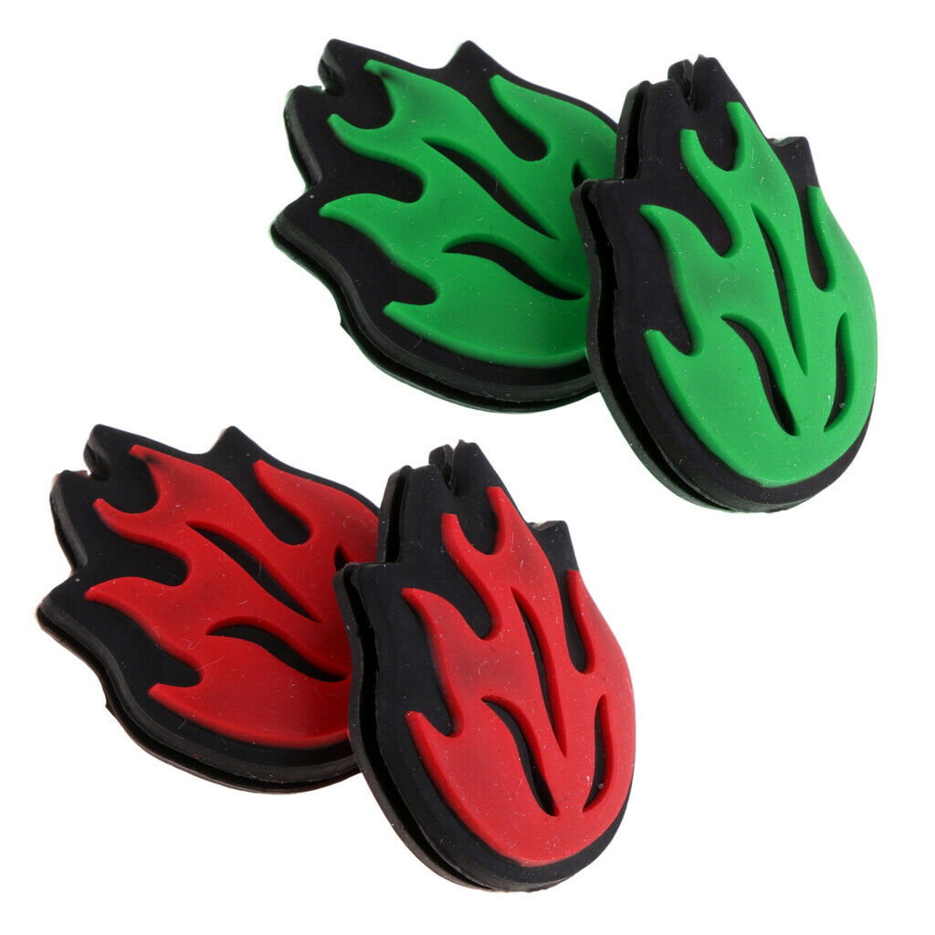 4 Pcs Personalized Tennis Shock Absorbers Silicone Racquet Vibration Dampeners