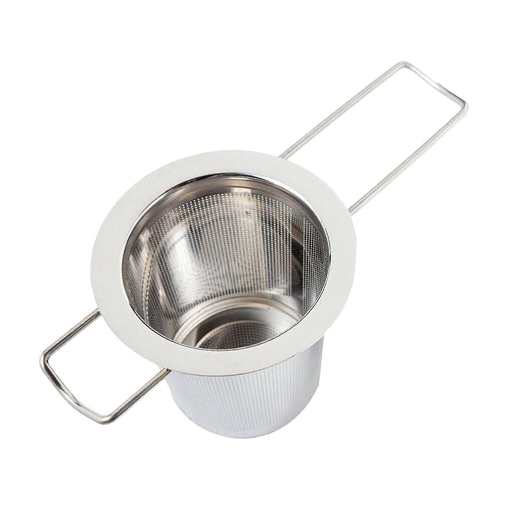 Stainless Steel Tea Infuser Strainer With Long Teapot Hanging Handle
