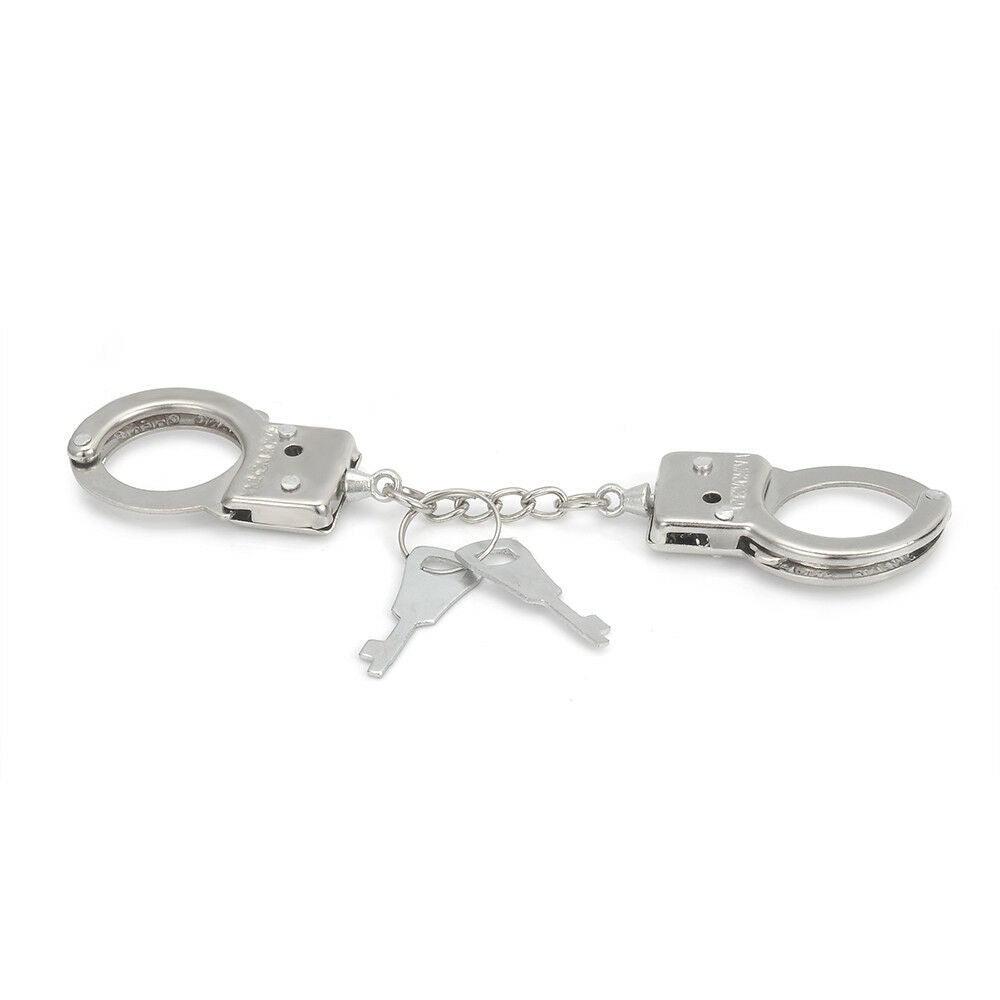 Stylish Metal Handcuffs Keychain Keyring Keyfob Ring Charm Car Purse Key Chain !