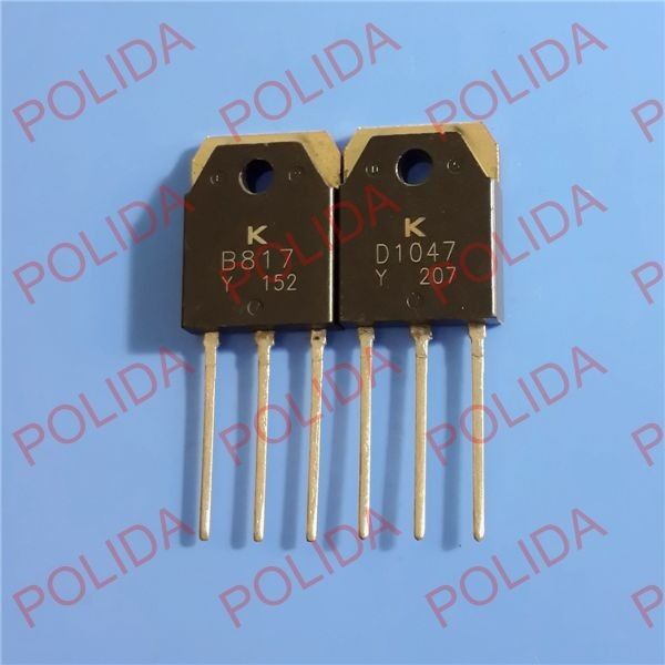 1pairs or 2PCS Transistor KEC TO-3P KTB817/KTD1047 2SB817/2SD1047 B817/D1047