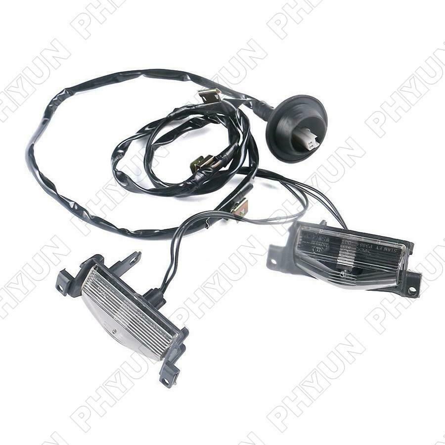 For 2009-2013 Mazda 3 2011-2013 Mazda 2 Rear Trunk License Plate Lamp Light Unit