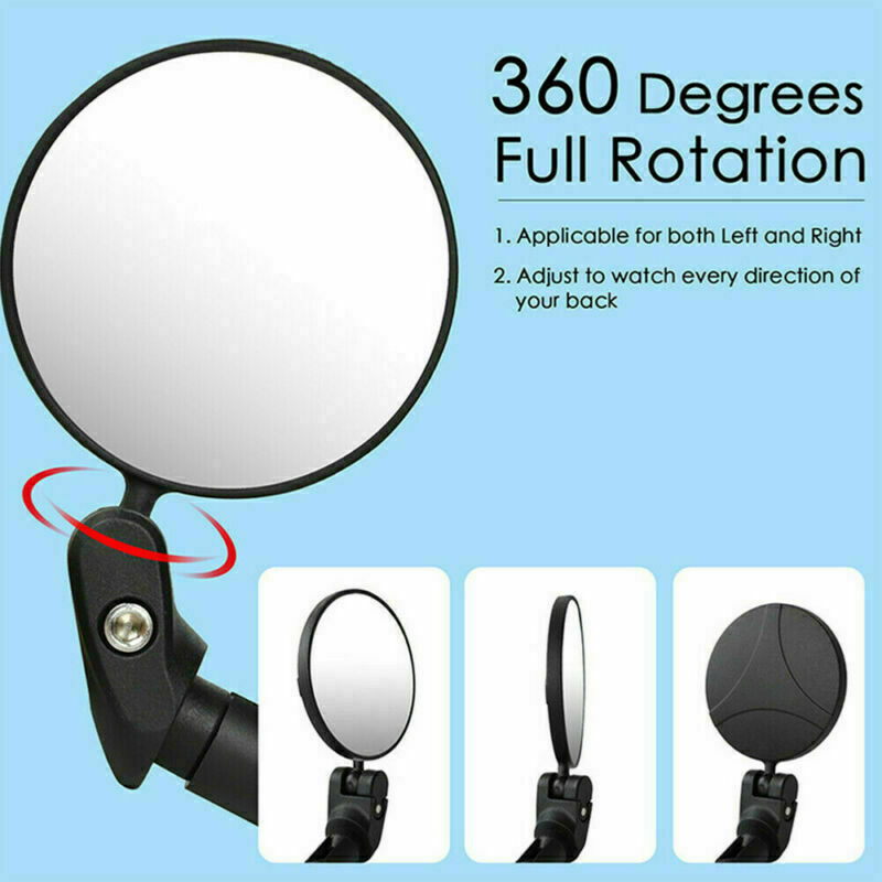 Cycling Bike Bicycle Classic Rear View Mirror Handlebar Flexible Safety Rearview