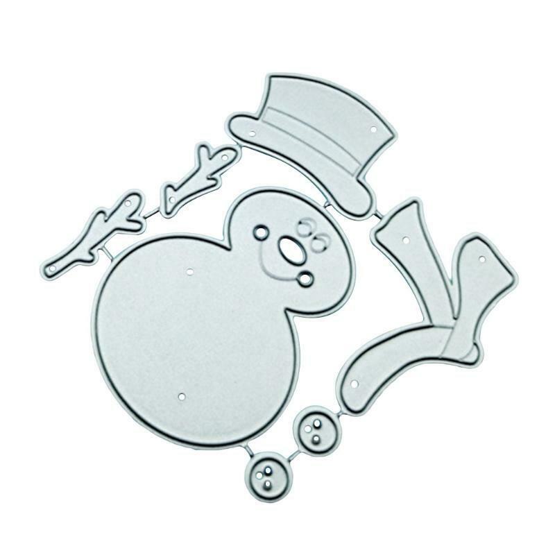 Christmas Snowman Scarf Metal Cutting Dies Stencil DIY Scrapbooking Template