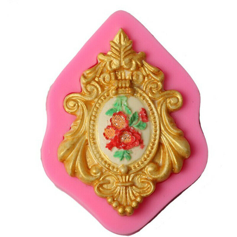 Mirror Fondant Cake Decorating Tools Frame Baking Moul.l8