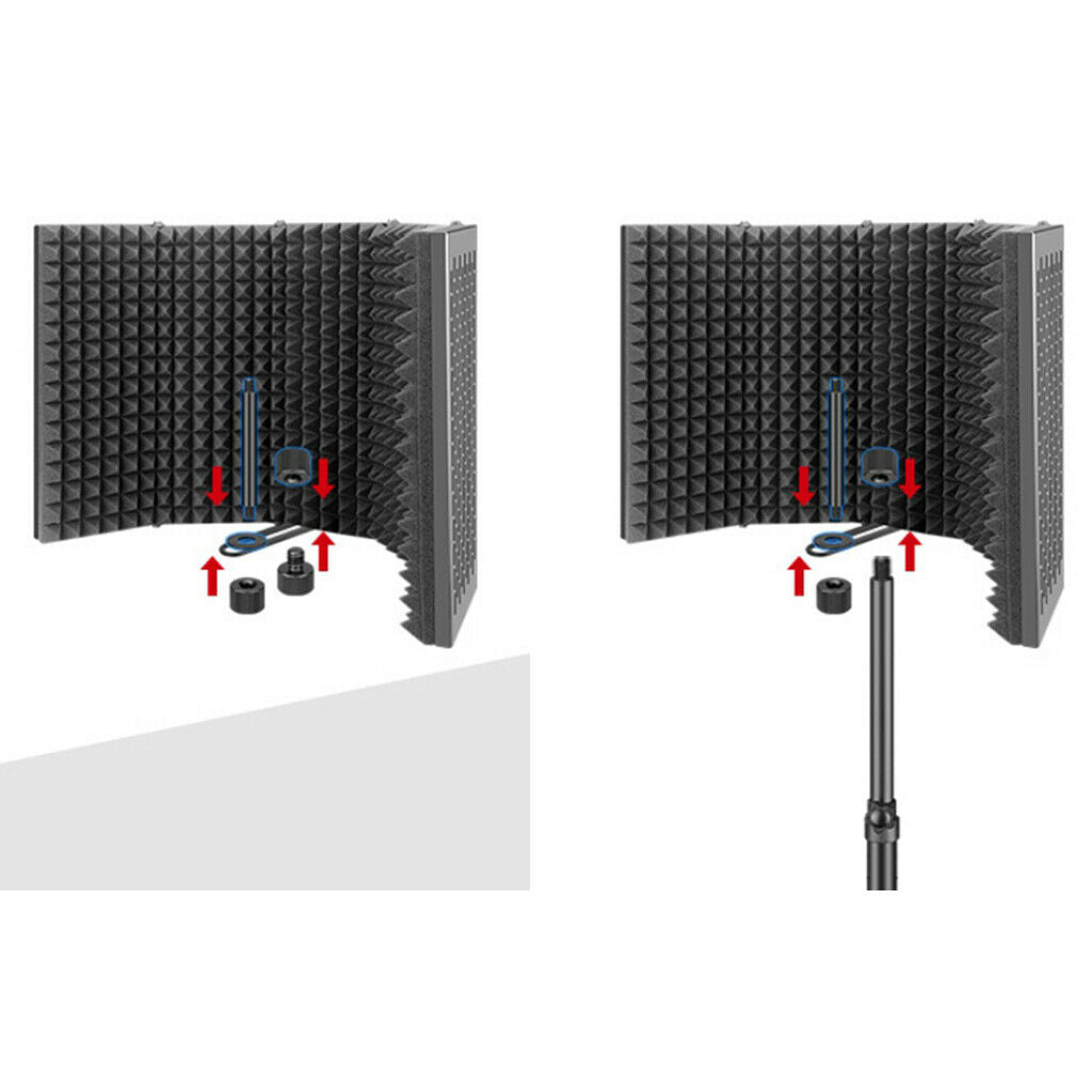 Professional Adjustable Durable Studio Recording Condenser Microphone Isolation