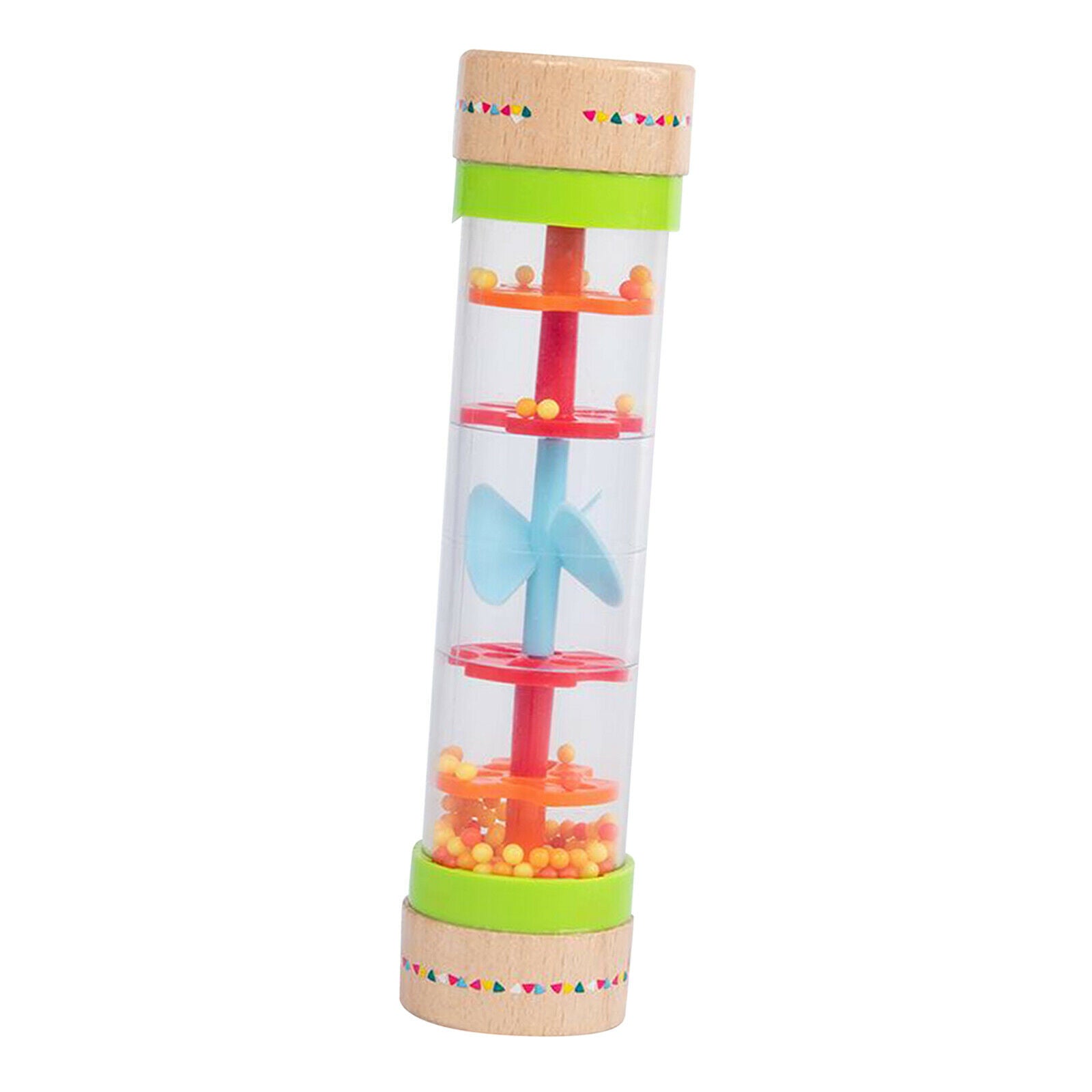 Toddlers Rainbow Rainstick Rainmaker Rain Shaker Sensory Musical Sound Rattles