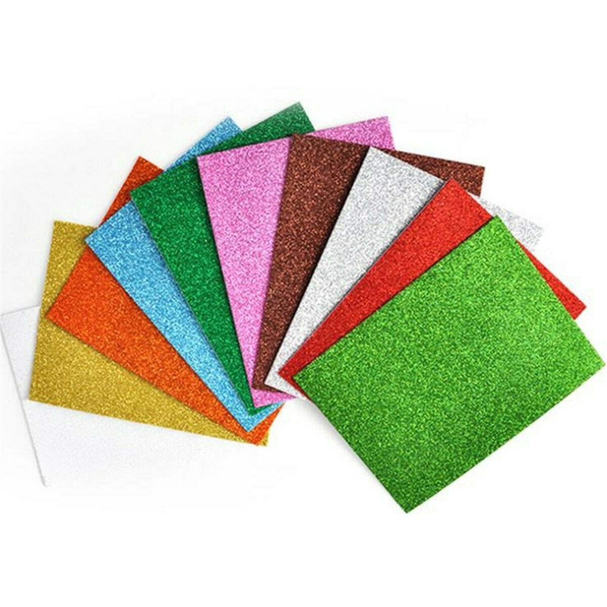 2pcs Glitter EVA Foam Paper Sheet Sponge Soft Handmake  Kids DIY Crafts 20x30cm