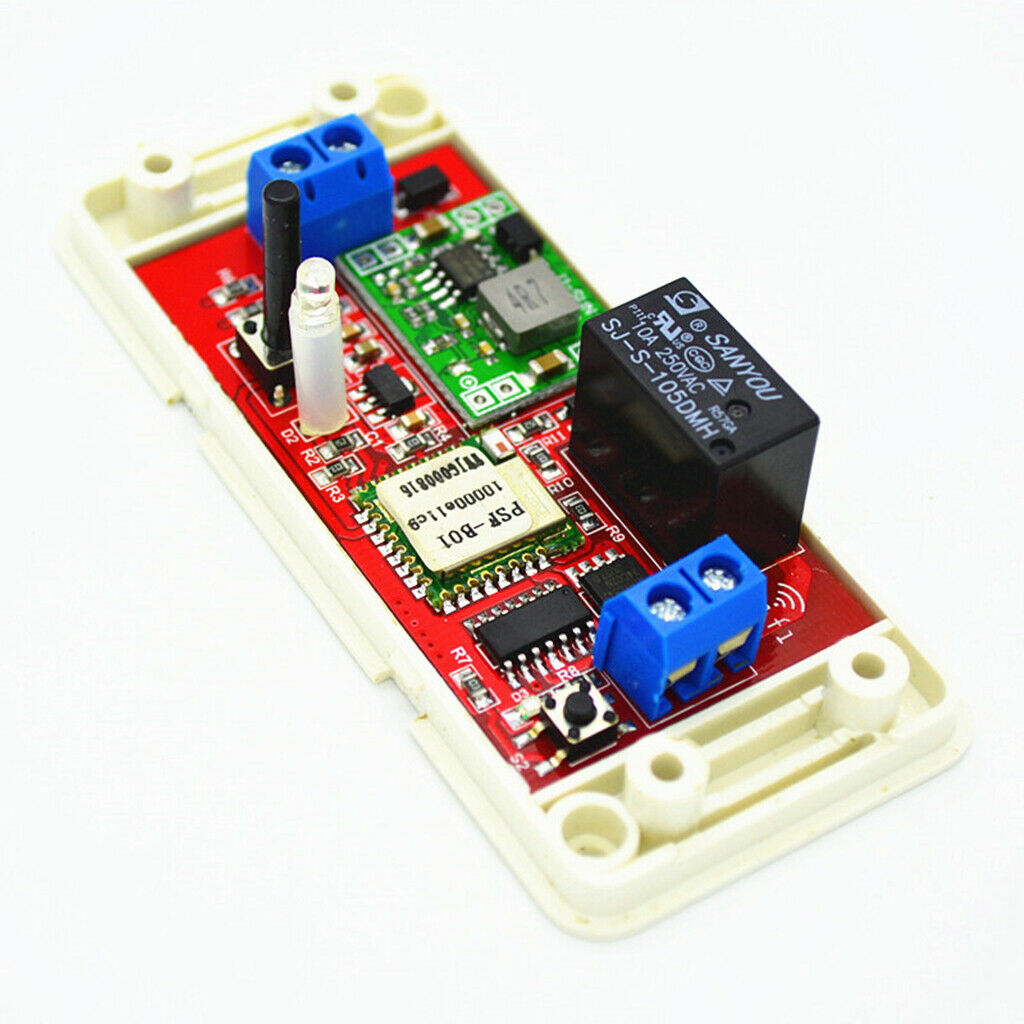 DC12V DIY   Wireless Switch Smart With ABS Shell Mobile APP Socket 10A