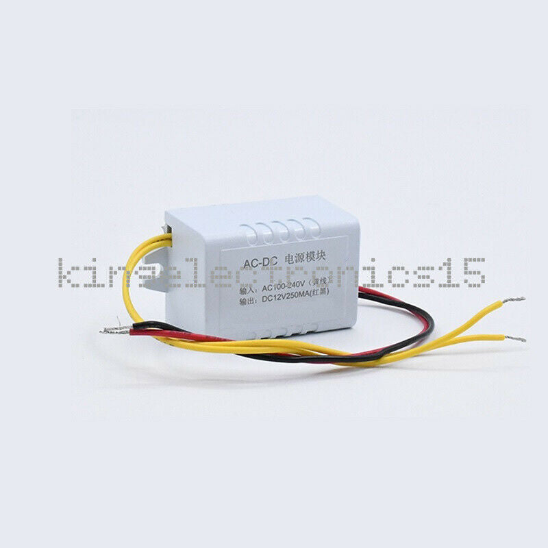 12V 250MA Power Supply Module 110-220V Output 12V 3W Converter Adapter NEW