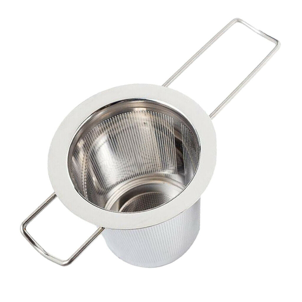Stainless Steel Tea Infuser Strainer With Long Teapot Hanging Handle