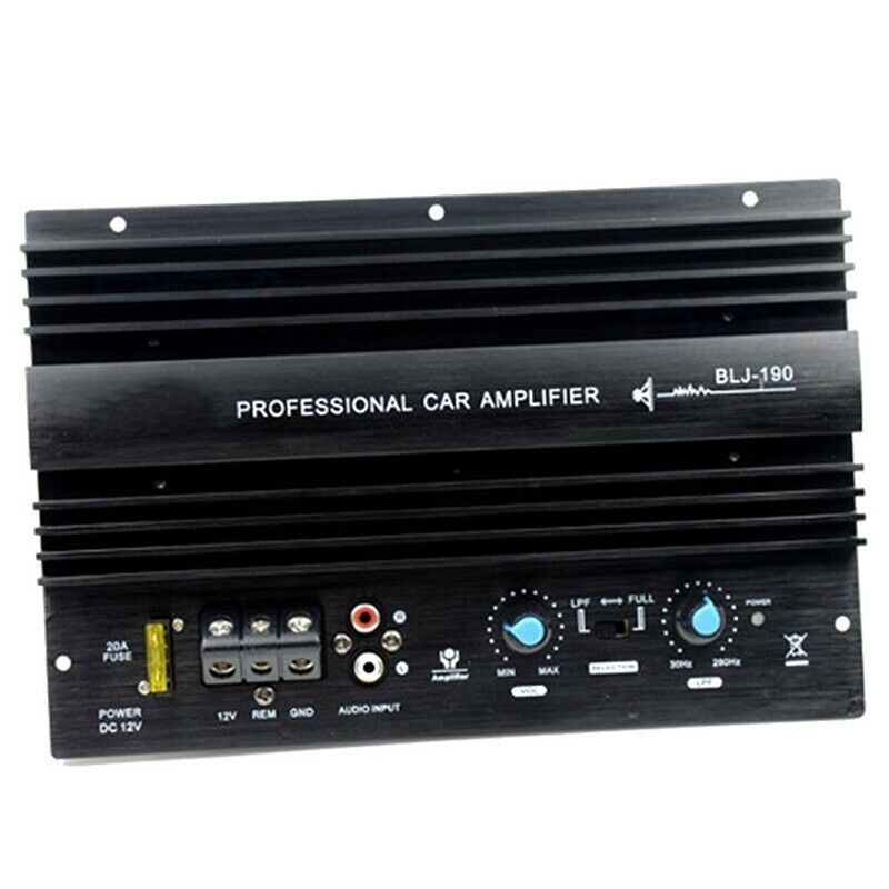 12V 1000W Powerful Bass Subwoofer 105Dba Mono Car Audio High Power Amplifier AZ2