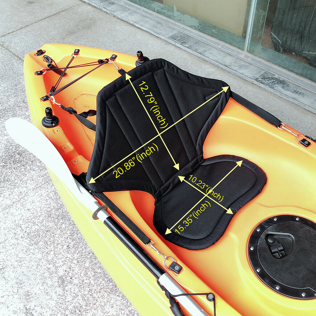 Kayak Seat Adjustable Sit On Top Canoe Back Rest Support Pad Cushion Backrests
