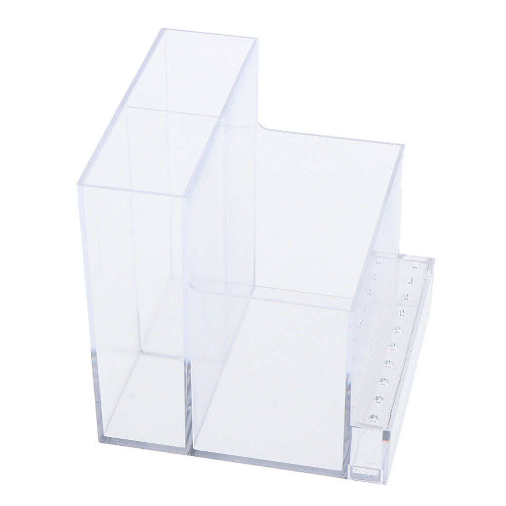 2 lot Durable Acrylic Nail Art Drill Machine Holder Stand Organizer Box Case
